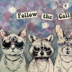 Alternative view of Art Journal Kit Disco Animals