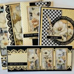Cardmaking Kit Yellow & Black