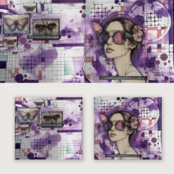 Art Journal Kit Purple Haze